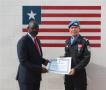 利比里亚授予中国第五支维和警察防暴队国家奖